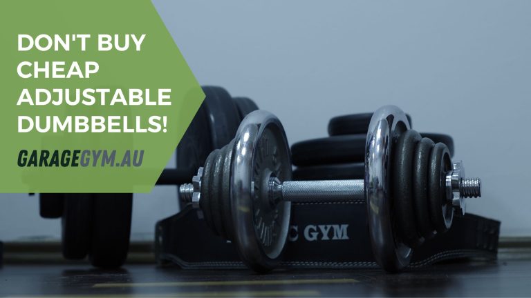 Why you shouldn't buy cheap adjustable dumbbells